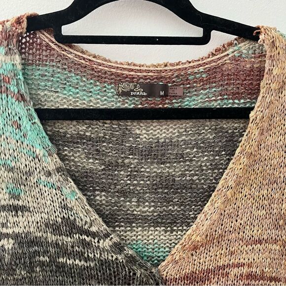 Prana Vignette V-neck Sweater M - Picture 3 of 5